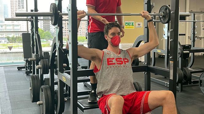 Pau Gasol entrena para sus quintos Juegos Olímpicos