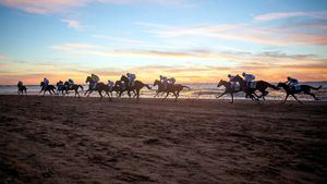 Carreras de caballos en Sanlúcar