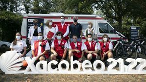 Cruz Roja colabora con Mapfre y La Xunta para reforzar la seguridad en el Camino de Santiago