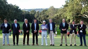 El golfista británico Matt Fitzpatrick ganador del Estrella Damm N/A Andalucía Masters