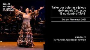 El BNE celebra el Día del Flamenco con el estilo de la bailaora Manuela Carrasco