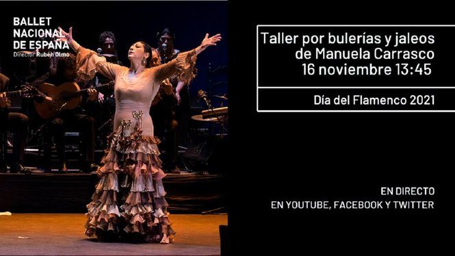 El BNE celebra el Día del Flamenco con el estilo de la bailaora Manuela Carrasco