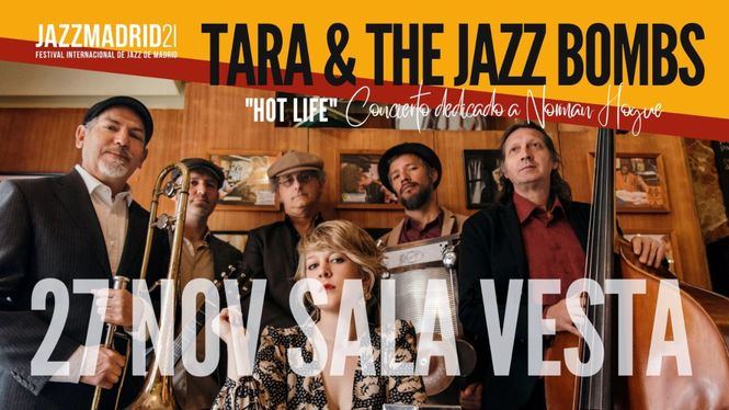 Tara & The Jazz Boms presentarán su disco Hot Life en el Festival JAZZMADRID