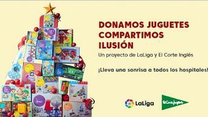 El Corte Inglés junto a la LaLiga y Fundación Aladina llevan juguetes a hospitales