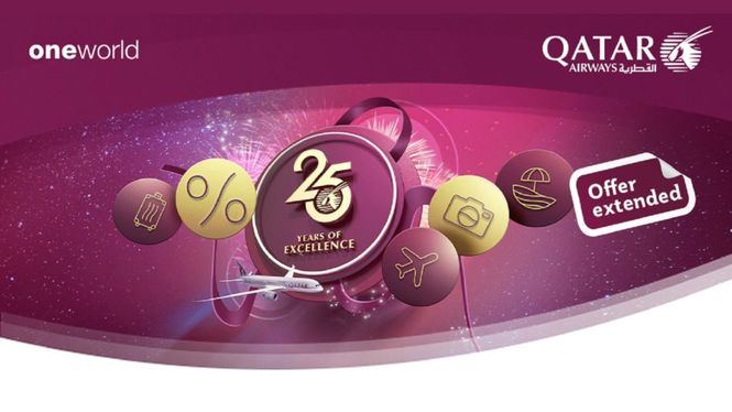 Qatar Airways lanza una campaña mundial para celebrar su 25º aniversario
