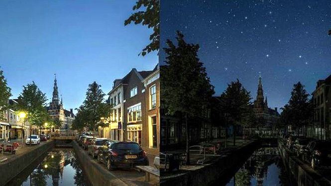 La ciudad holandesa de Franeker apaga la luz para mirar a las estrellas