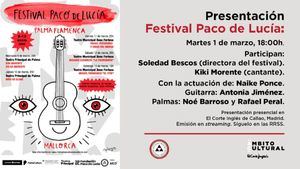 Ámbito Cultural despide febrero con marcha y empieza marzo con Paco de Lucía