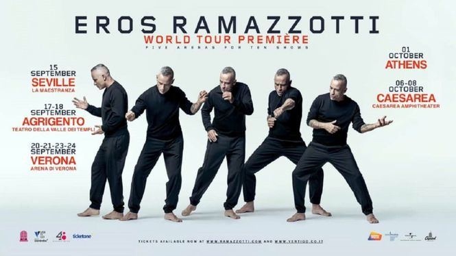 Eros Ramazzotti estrena su Gira Mundial en Sevilla