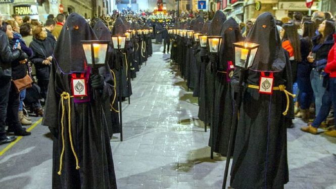 La primera procesión de España es la del Viernes de Dolores en Cartagena
