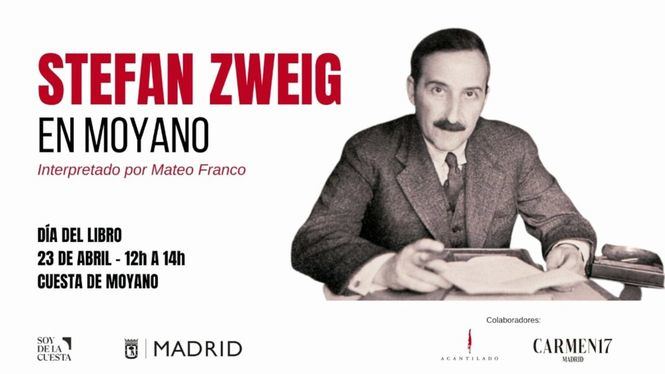 Celebra el Día del Libro con Stefan Zweig en la Cuesta de Moyano