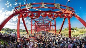 Llegada al templo con la diosa Matsu en Taiwán