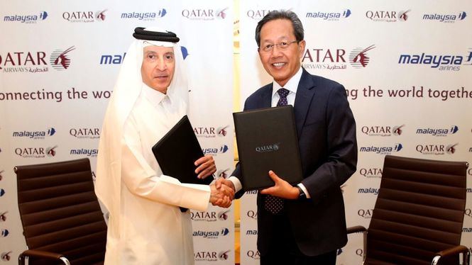 Qatar Airways y Malaysia Airlines amplian su acuerdo estratégico