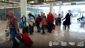 Quito recibe más de 514 mil viajeros internacionales en el primer cuatrimestre 2022