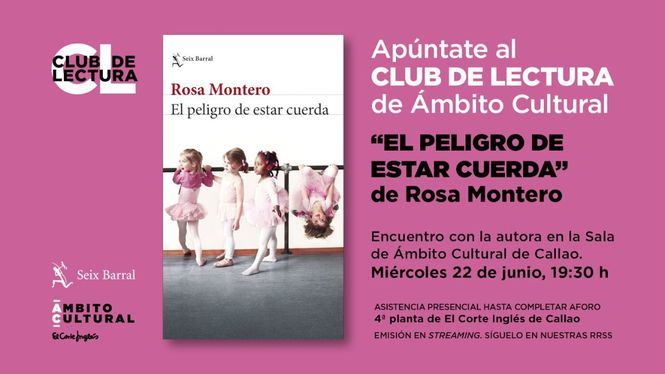 Rosa Montero en el Club de Lectura de Ámbito Cultural