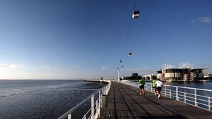 Uno de los grandes atractivos turísticos de Lisboa, el río Tajo