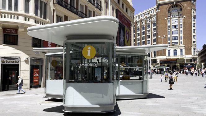Las atenciones de los puntos de información turística de Madrid rozan niveles prepandemia