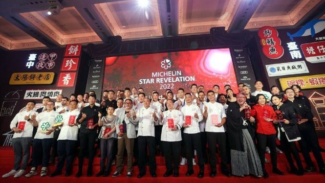 38 restaurantes en Taiwán fueron clasificados con estrellas de la Guía Michelin