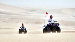 Planes especiales en el desierto de Qatar