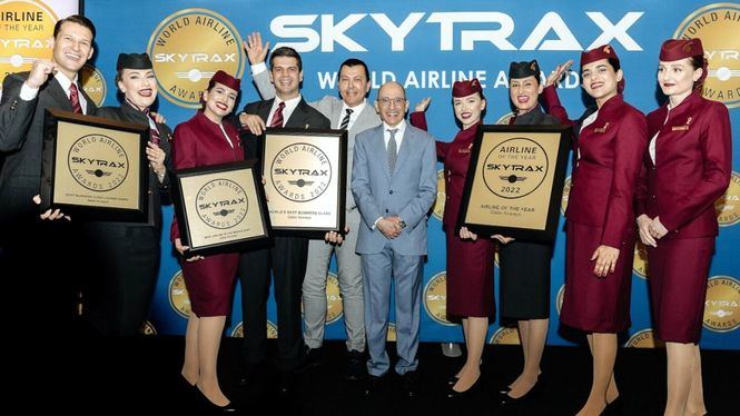 Qatar Airways gana el premio Aerolínea del Año de los premios Skytrax por séptima vez