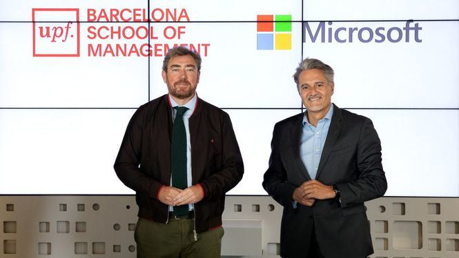 Acuerdo de colaboración entre UPF-Barcelona School of Management y Microsoft