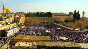 Jerusalén, preparada para celebrar las fiestas judías por todo lo alto