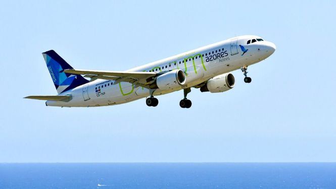 Primer vuelo con combustible de aviación sostenible de Azores Airlines