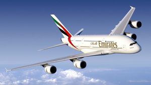 El Airbus A380 de Emirates vuelve a Madrid