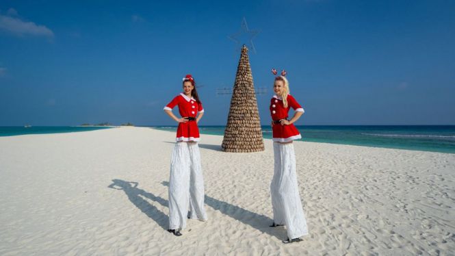 En Finolhu Baa Atoll navidades inesperadas en Maldivas