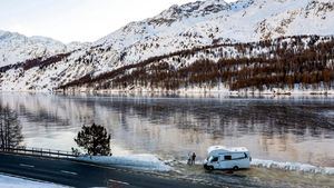 Consejos para viajar en autocaravana en invierno