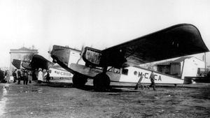 El primer vuelo comercial de Iberia unió Barcelona y Madrid el 14 de diciembre de 1927