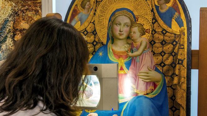 Desde el Museo Thyssen: Restauración de La Virgen de la Humildad. Ciclo Visión y presencia