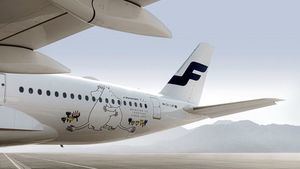 Finnair decora dos de sus aviones con la imagen de los moomin
