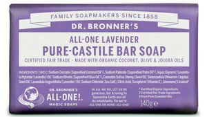 Línea de lavanda de la firma de cosmética ecológica Dr. Bronner