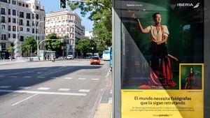 Talento a bordo. El mundo necesita fotógrafos, exposición urbana de Iberia y PHotoESPAÑA