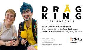 Recital de Gonzalo Escarpa y Drag King: el podcast, en Ámbito Cultural