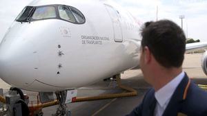 El nuevo Airbus A350 de Iberia se llama Organización Nacional de Trasplantes