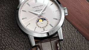 Los nuevos modelos FLAGSHIP HERITAGE de Longines con función fase lunar