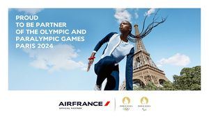 Air France socio oficial de los Juegos Olímpicos y Paralímpicos de París 2024