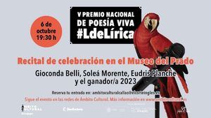 Recital de celebración en el Museo del Prado del V Premio Nacional de Poesía Viva LdeLírica