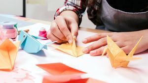 ¡Anímese a practicar el origami!