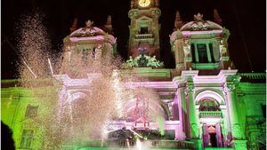 Valencia celebra la Nochevieja con un gran espectáculo musical y pirotécnico