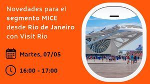 Formación Online para el segmento MICE de GOL Linhas Aéreas y Visit Rio