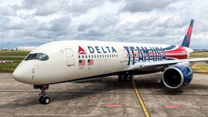 Delta presenta un avión en honor al equipo de EEUU que participa en los Juegos Olímpicos de París
