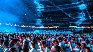 Presentación oficial la gira 2024 de Reggaeton Beach Festival en el Santiago Bernabéu