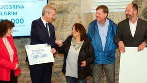 El Camino de Santiago recibe al peregrino número 100.000 antes que cualquier otro año