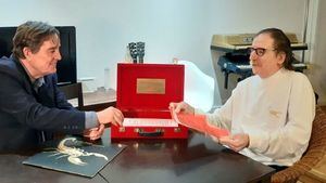 Legado de Charly García a la Caja de las Letras desde Buenos Aires