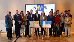 Primer mapa de servicios del Camino Portugués de la costa a su paso por Vigo