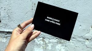 Manolo Bakes ha colaborado con la firma Dame Aprés Paris en su desfile “Geno”