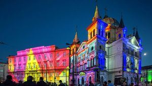 La fiesta de la luz en Łódź la ciudad de cine