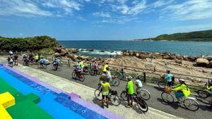 Costa espectacular del Noreste de Taiwán para recorrer en bicicleta